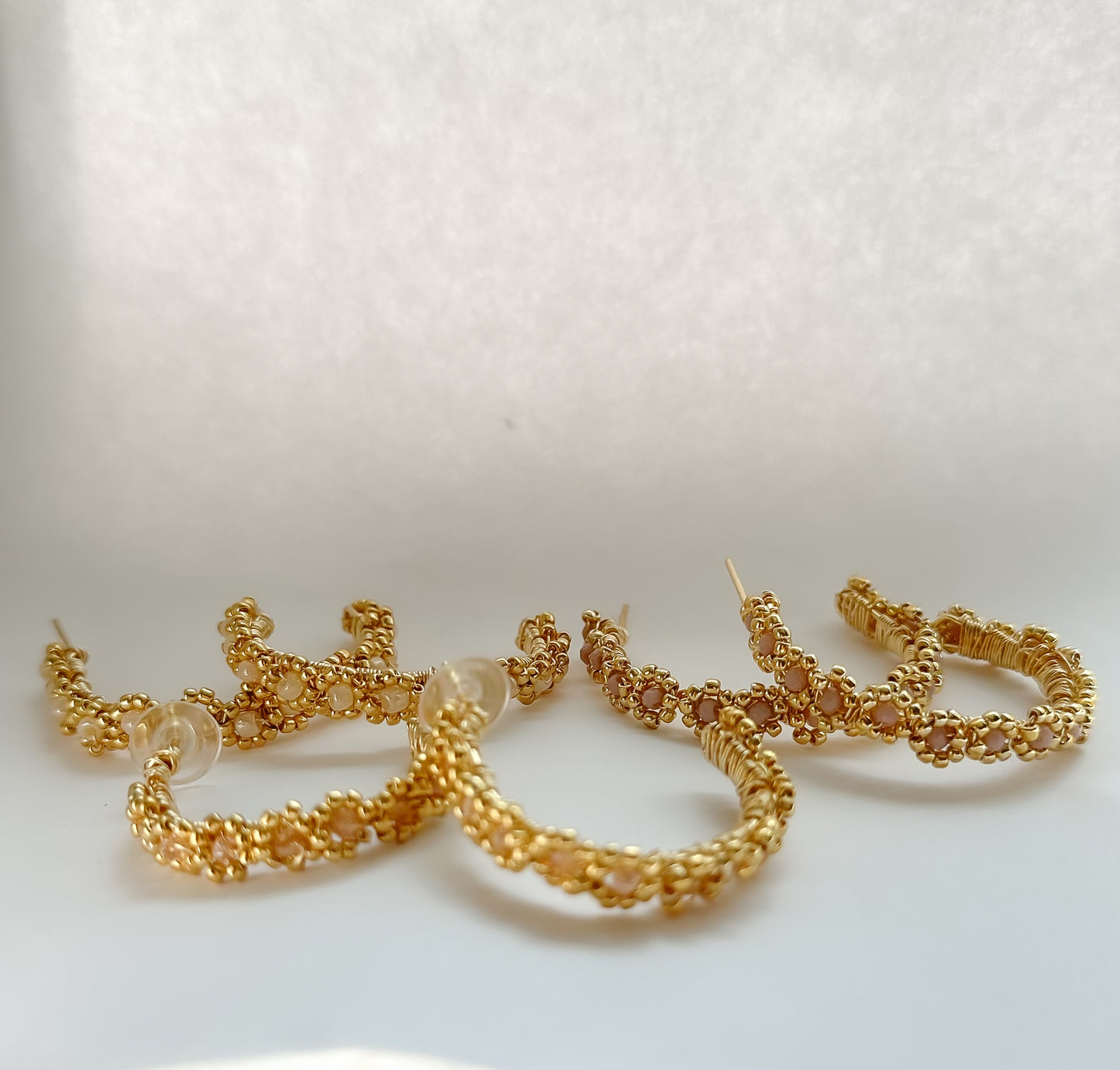 Renewed Boho Hoops: Woven Flowers of the 90s