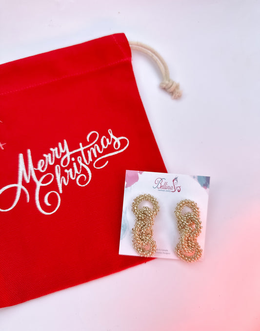 silver link earrings 💫