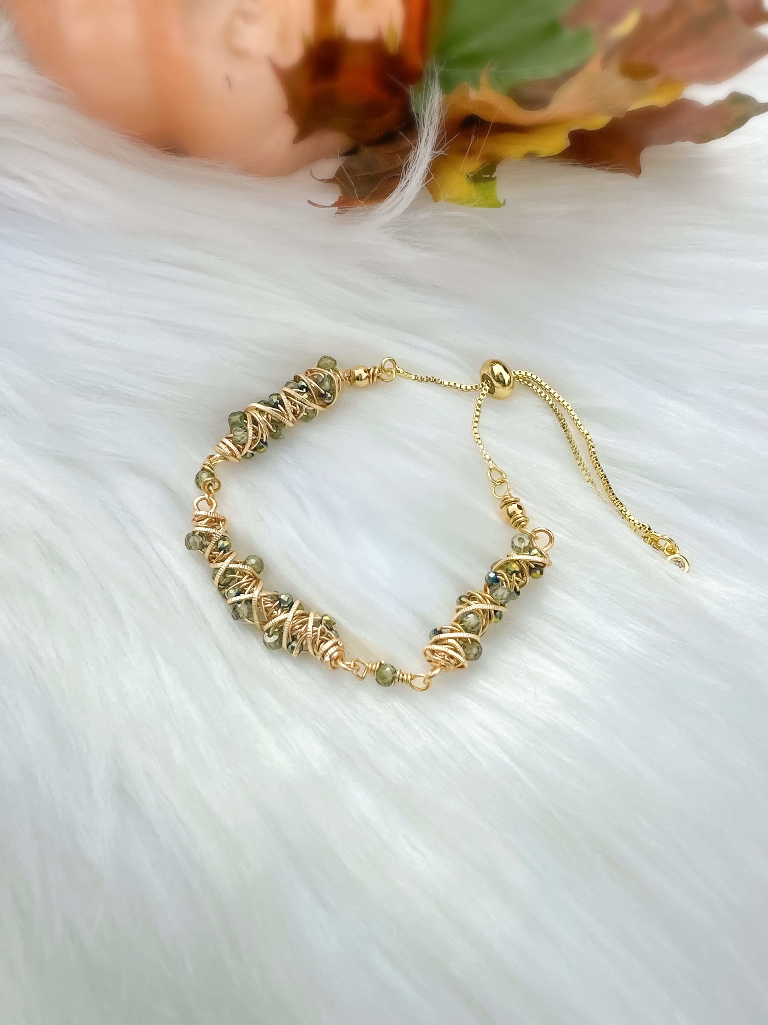 Serenity Bracelet with Fine Wirework