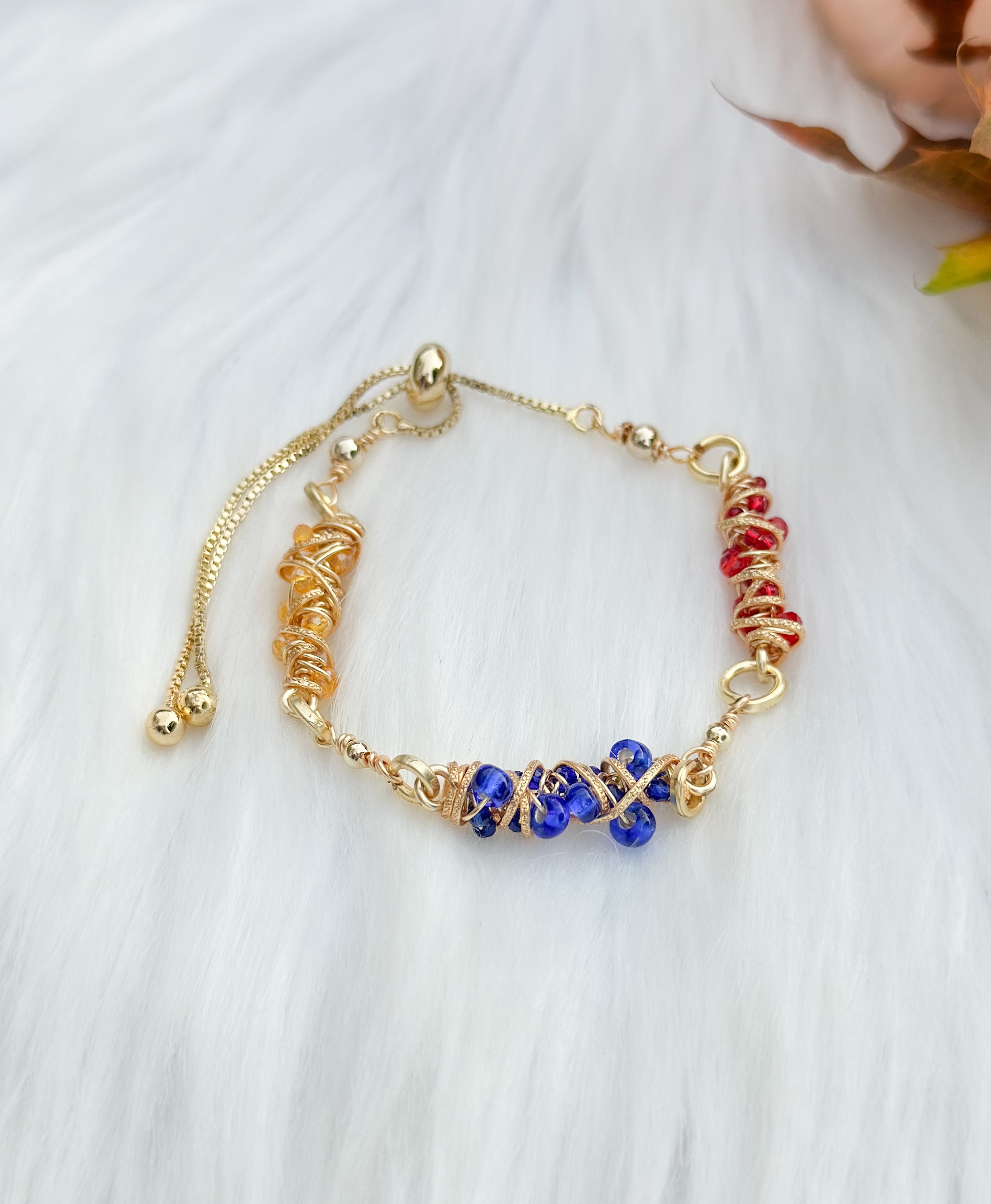 Serenity Bracelet with Fine Wirework