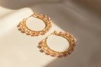Dreamer Pearl Hoops — Lightweight Wire Crochet Hoops with Freshwater Pearls