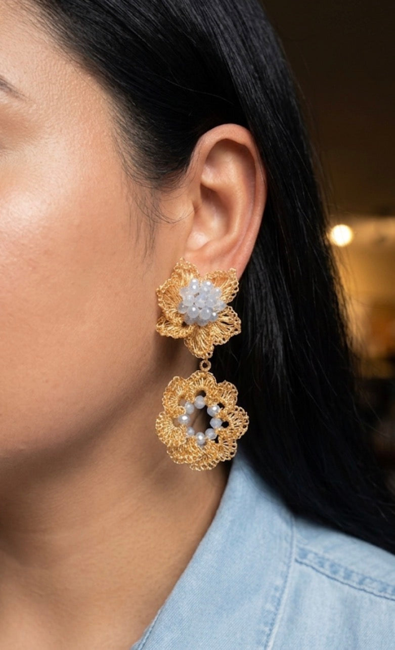 Two Blooms Earrings — El Arte de Sostener