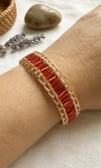 Palette Bracelet — Handmade Czech Crystal & Gold Chain | Bellina Accessories