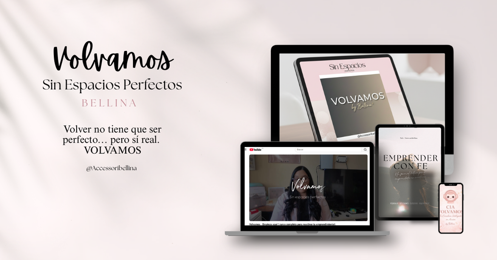 VOLVAMOS sin espacios perfectos — Curso digital para emprendedoras