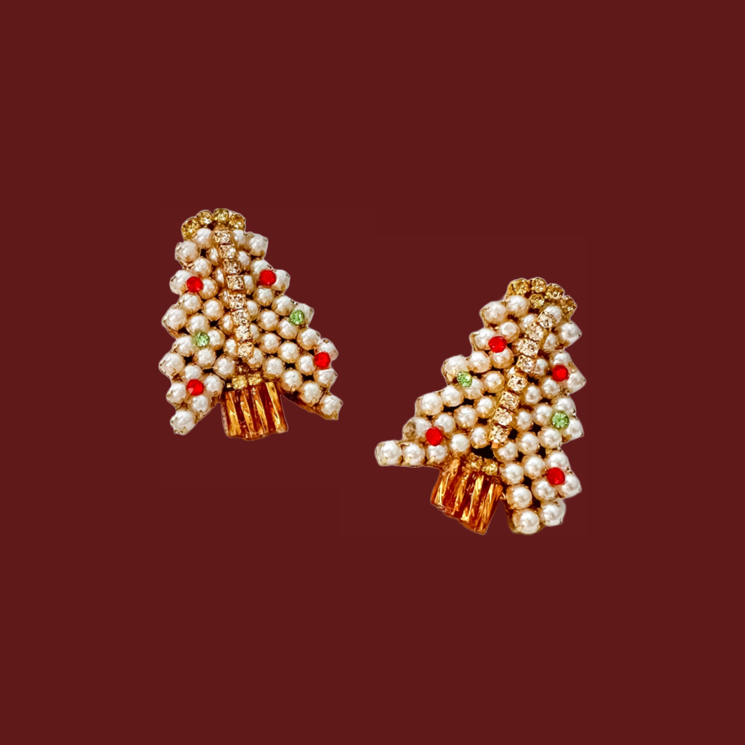 Small christmas tree Earrings